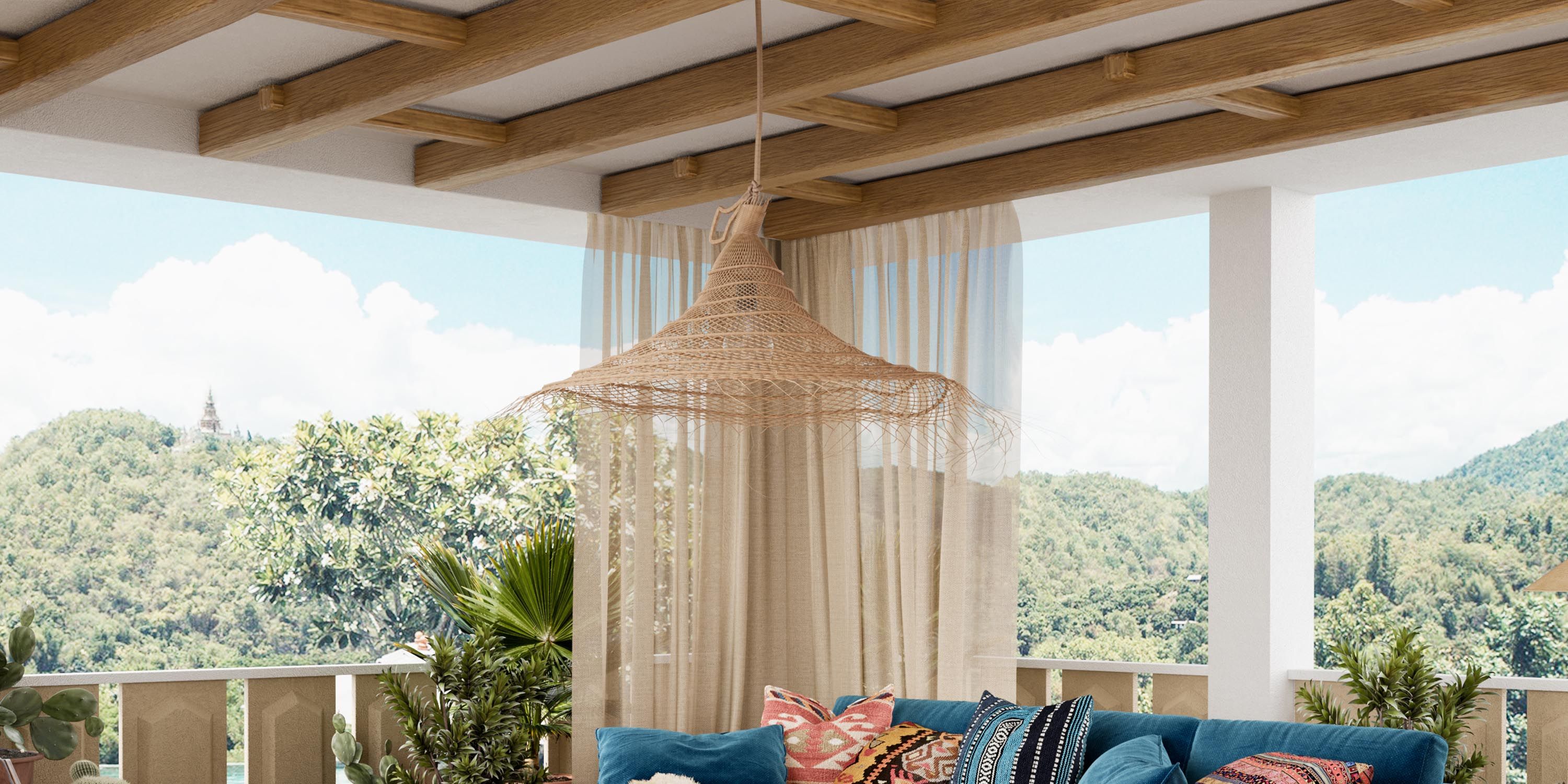 acoustic wood beam